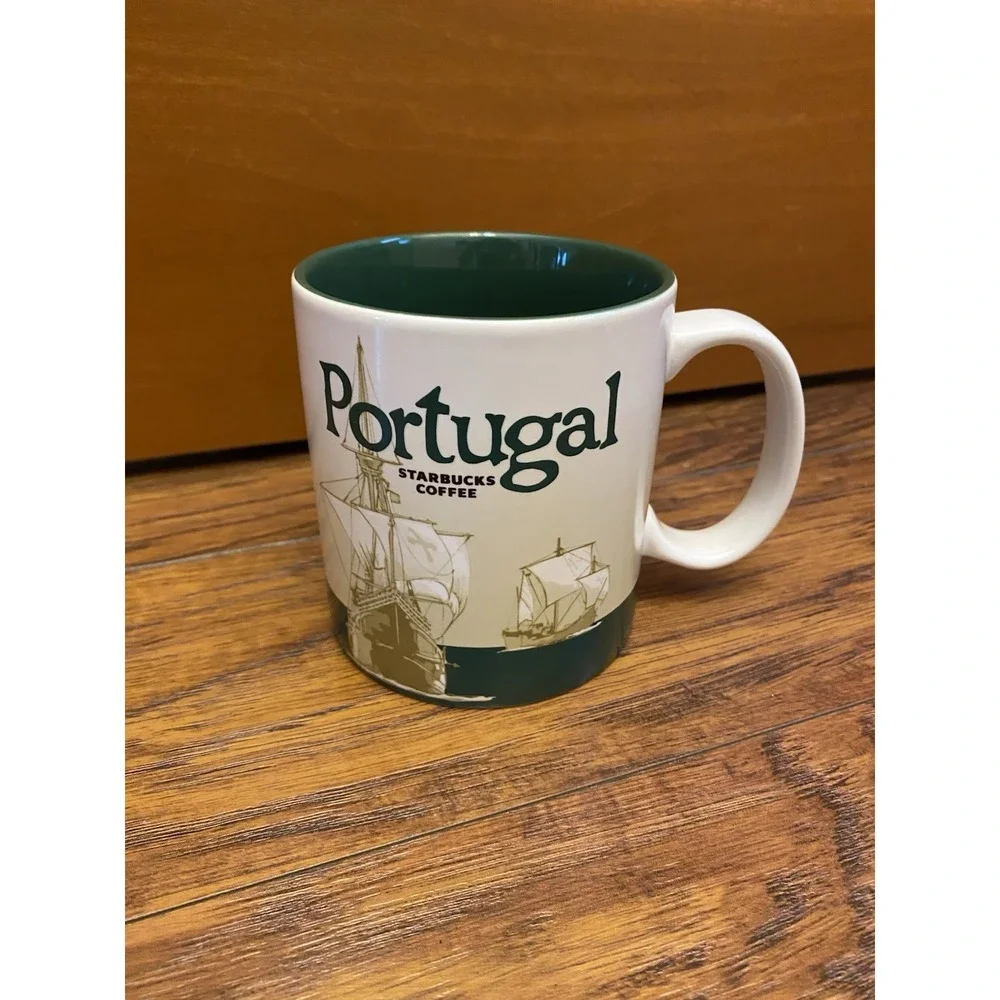 Starbucks Portugal Coffee Mug Global Icon Collector Series 2012 Retired 16oz